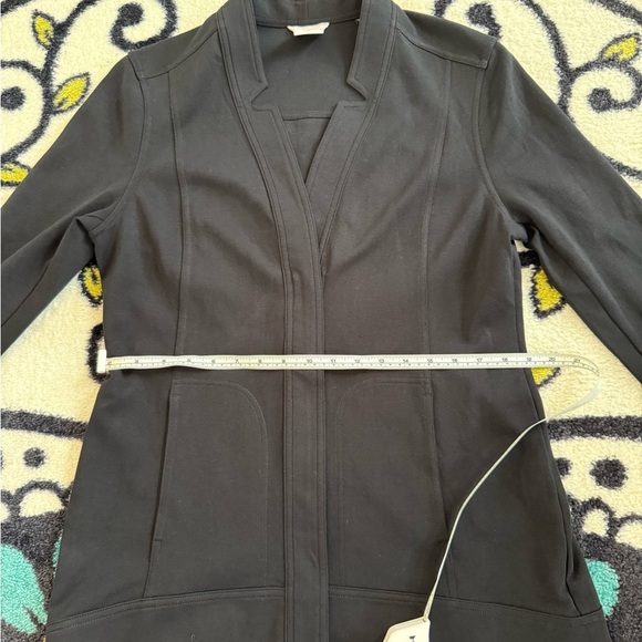 CABI CENTER JACKET BLACK KNIT BLAZER STYLED WORKWEAR SIZE MEDIUM - Picture 14 of 17